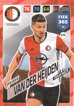 Jan-Arie van der Heijden Feyenoord 2018 FIFA 365 #270